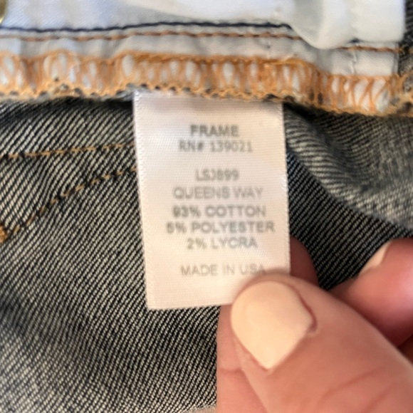 Frame Denim Le High Skinny de Jeanne Jeans Size 26 Blue - Picture 5 of 6